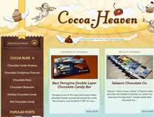 Tablet Screenshot of cocoa-heaven.com